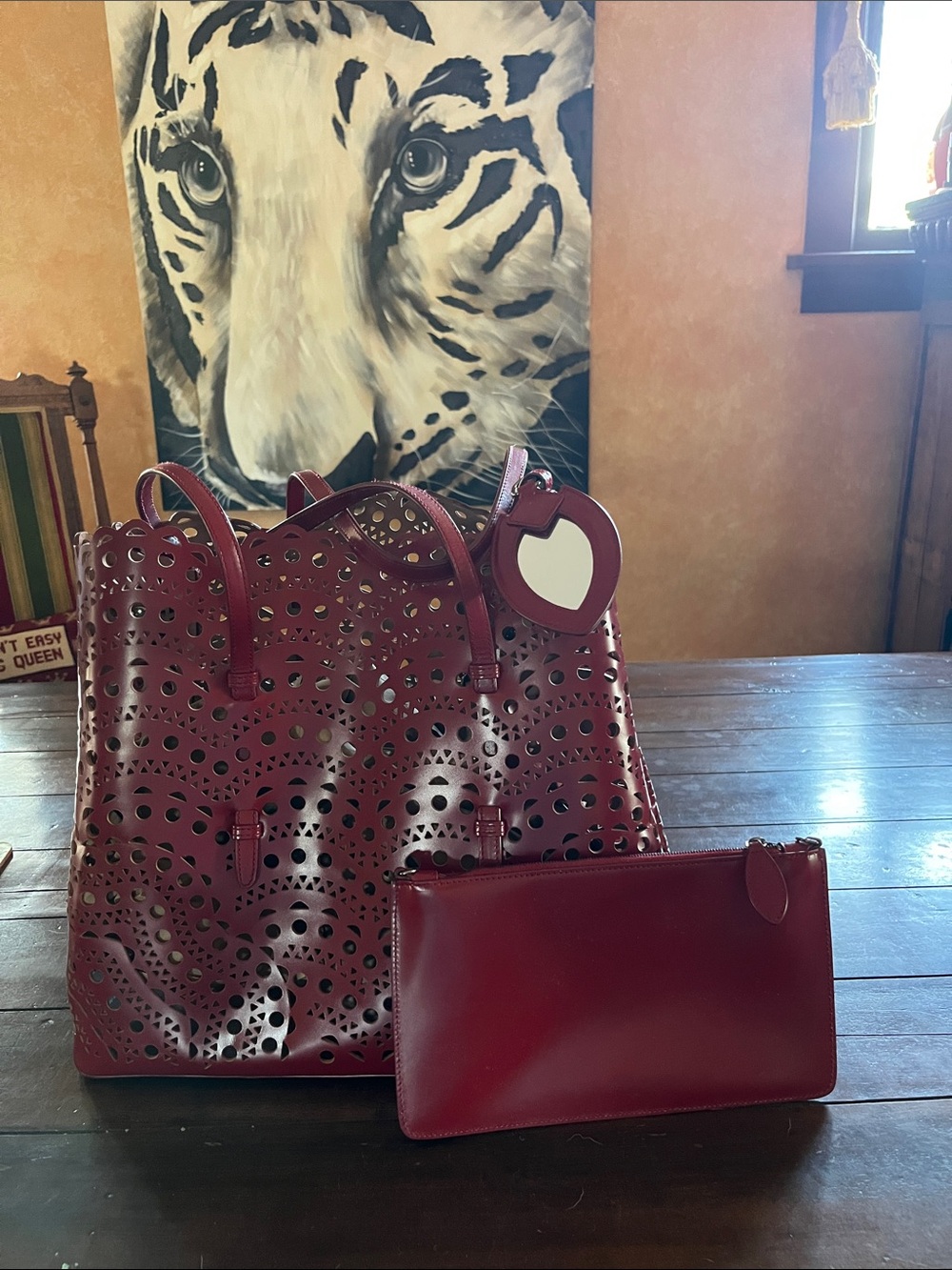 AZZEDINE ALAIA MINA TOTE